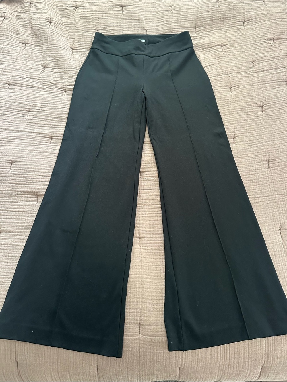 Express Black High Rise Wide Leg Flare Pants Size M